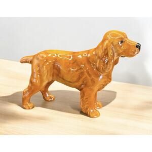 Beswick English Red Cocker Spaniel "Horseshoe Primula" #967 Porcelain Figurine